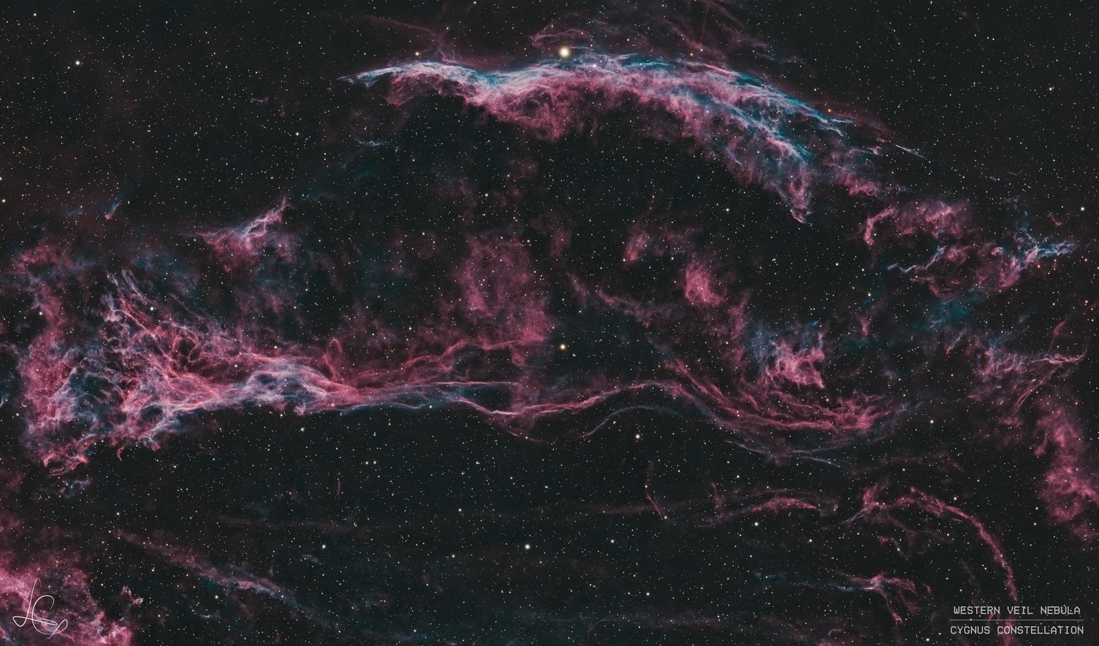 NGC 6960 — The Western Veil Nebula